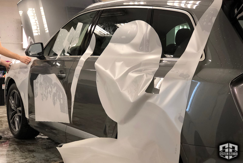 Audi Q7 Защита кузова полиуретаном Suntek ppf