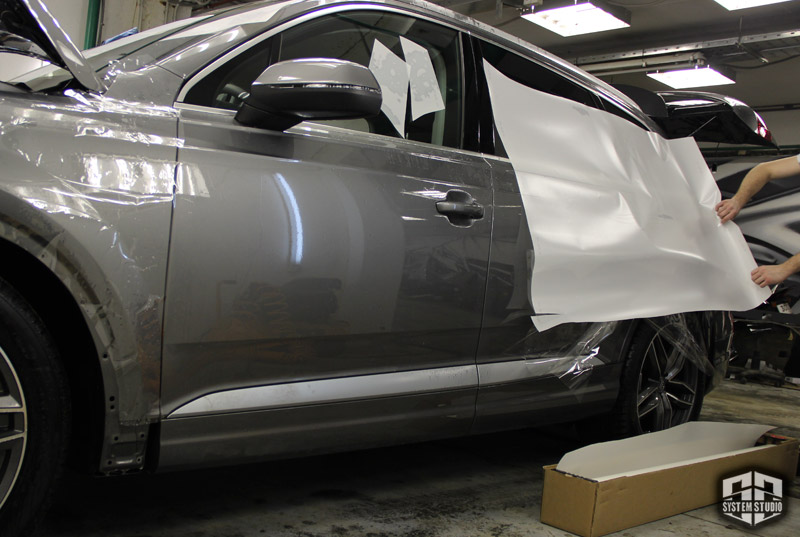 Audi Q7 Защита кузова полиуретаном Suntek ppf