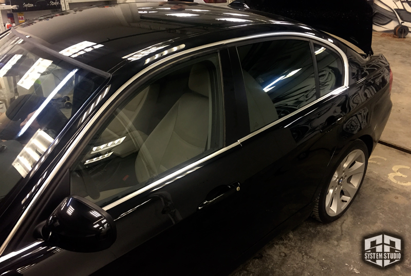 антихром bmw e90