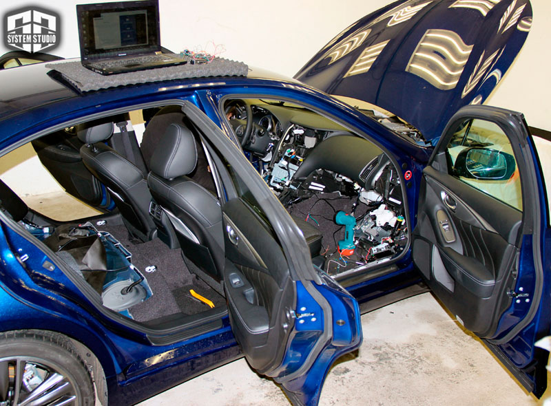 инфинити Q50S сигнализация