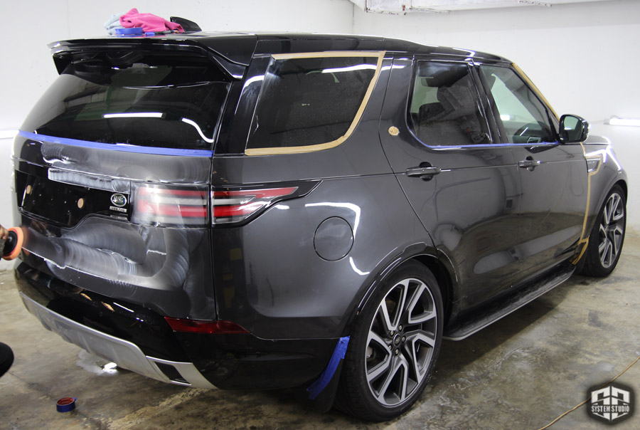 Land Rover Discovery sport полировка защита керамикой