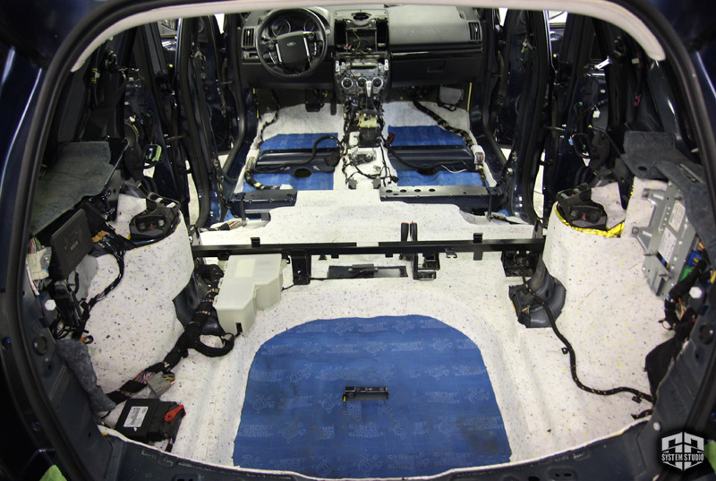 Шумоизоляция салона Land Rover Freelander