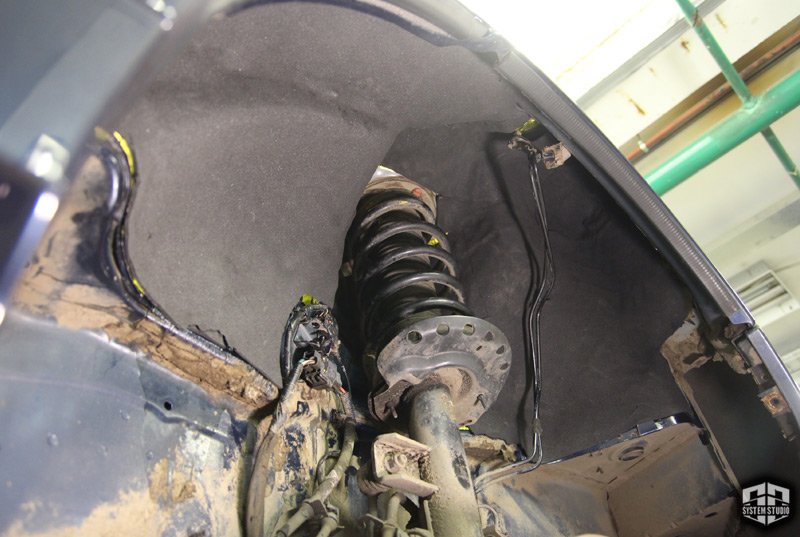 Шумоизоляция арок и подкрылков автомобиля Land Rover Freelander