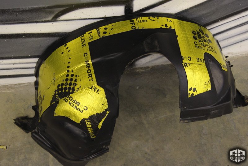 Шумоизоляция арок и подкрылков автомобиля Land Rover Freelander