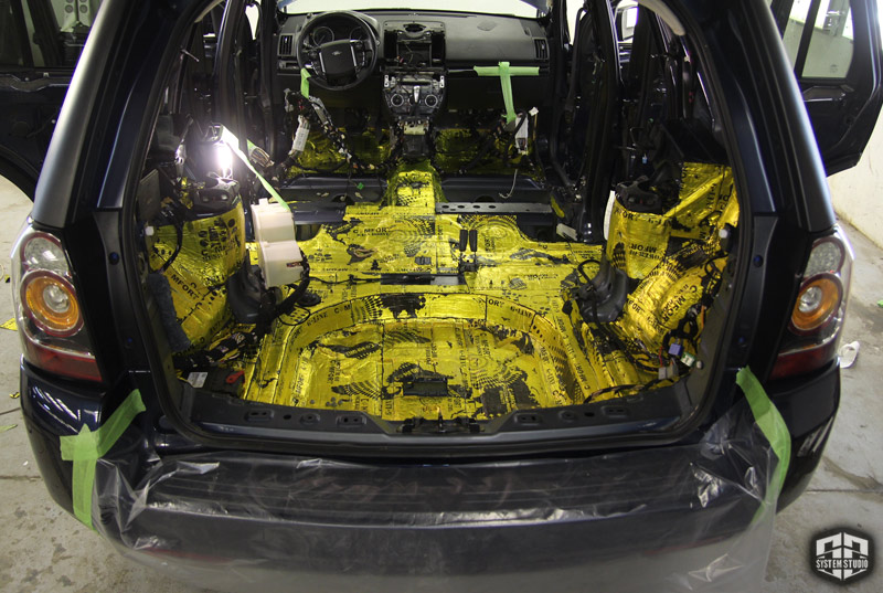 Land Rover Freelander Шумоизоляция салона