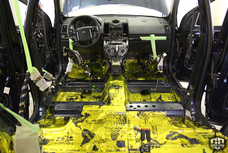 Шумоизоляция салона Land Rover Freelander