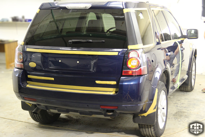 Land Rover Freelander Реставрация кожи и пластика