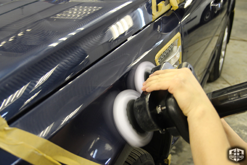 Антиголограммная полировка ленд ровер