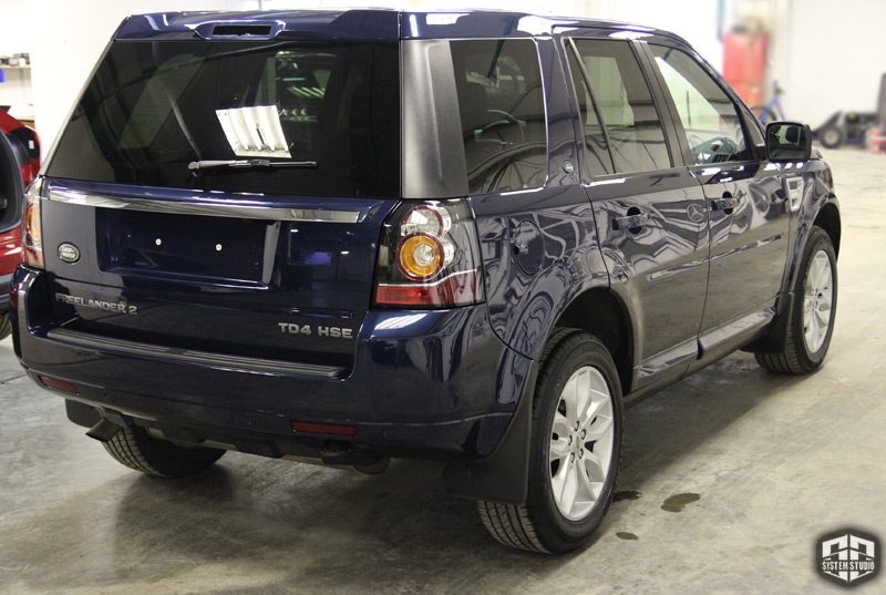 Land Rover Freelander полировка и защита керамикой.