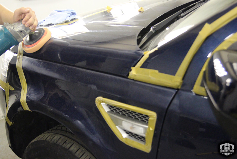 полировка Land rover freelander