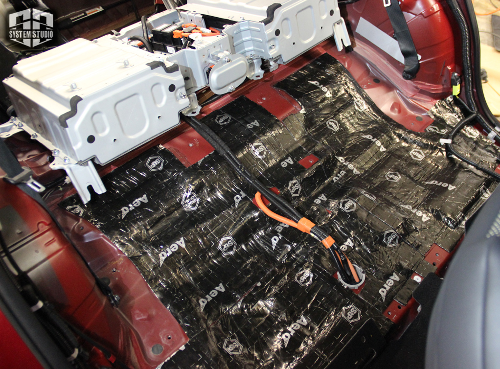 шумоизоляция пола лексус