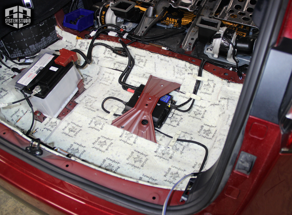 установка усилителя в багажник lexus nx 300 200 автозвук