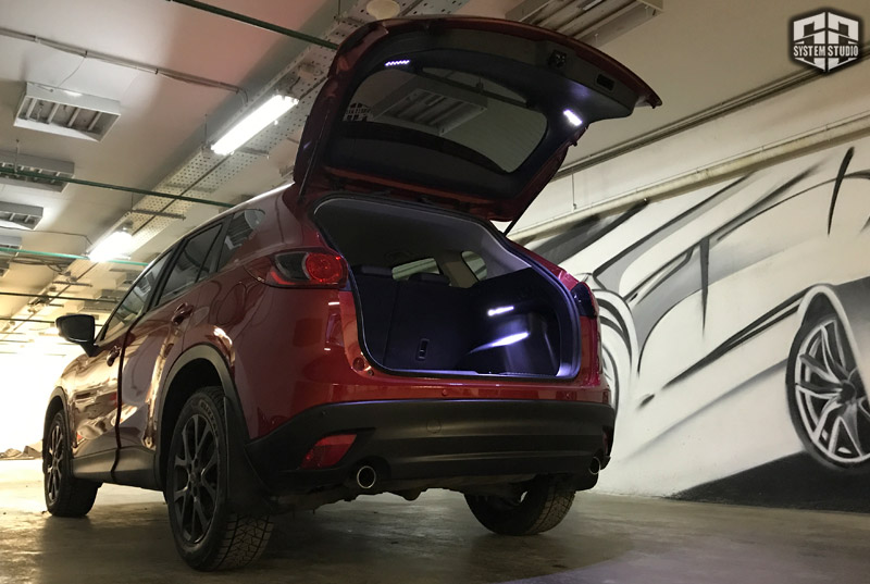 диодная подсветка багажника мазда сх-5