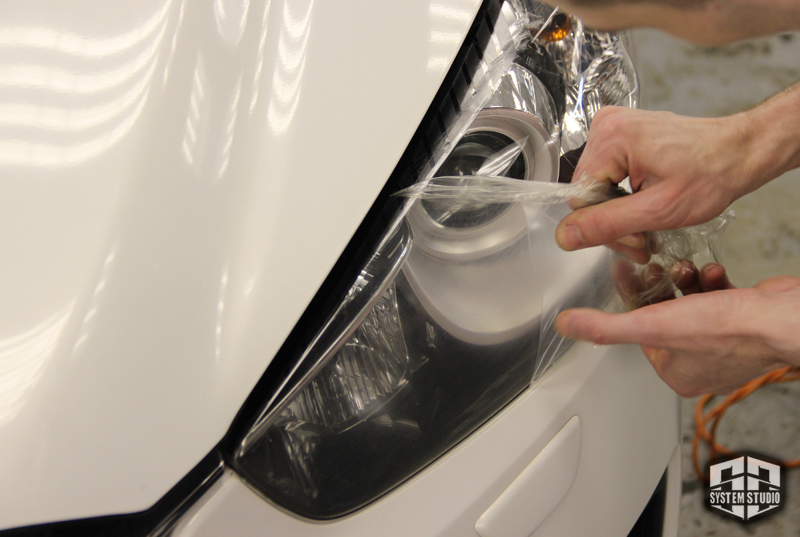 защита фар винилом бронирование mazda cx-5