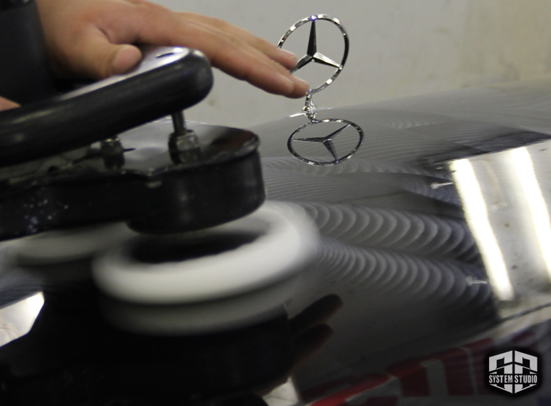 Полировка mercedes и защита керамикой