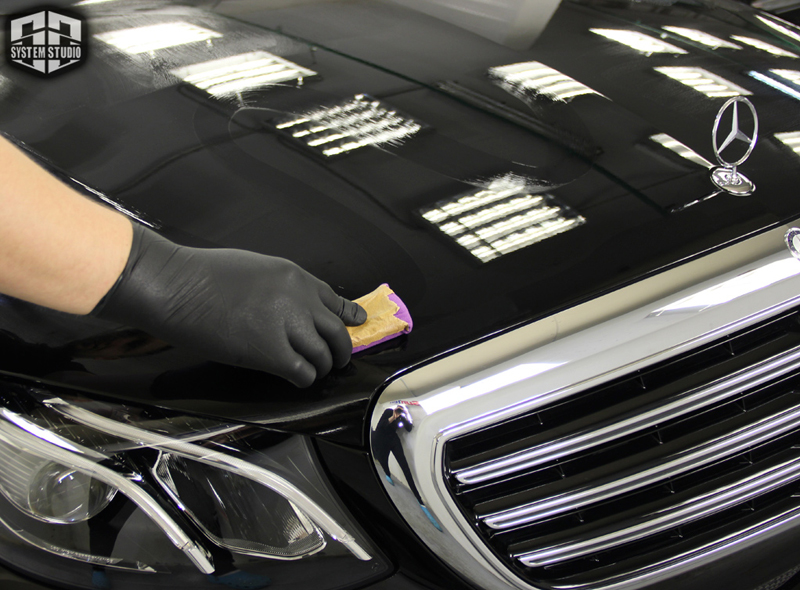 Защита кузова керамикой mercedes e213 мерседес