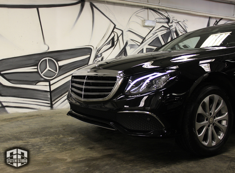 Нанесение керамики на мерседес е класс