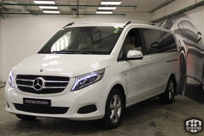 Шумоизоляция салона Mercedes V class W447