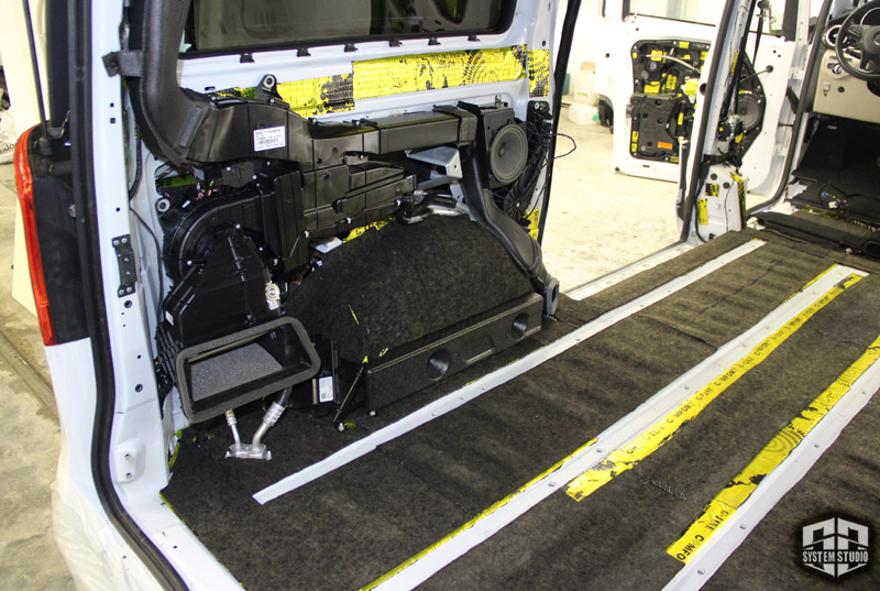 mercedes v class шумоизоляция арок