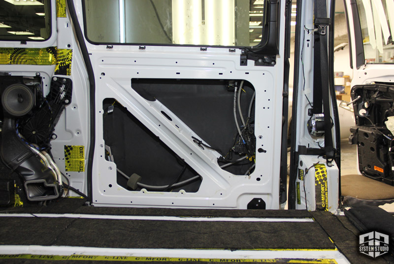 мерседес шумоизоляция салона