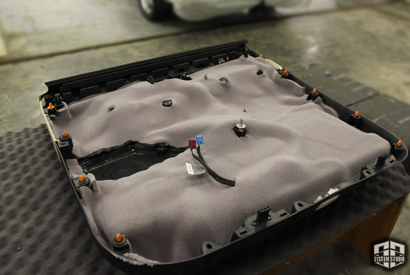 мерседес V класс шумоизоляция и антискрип дверей