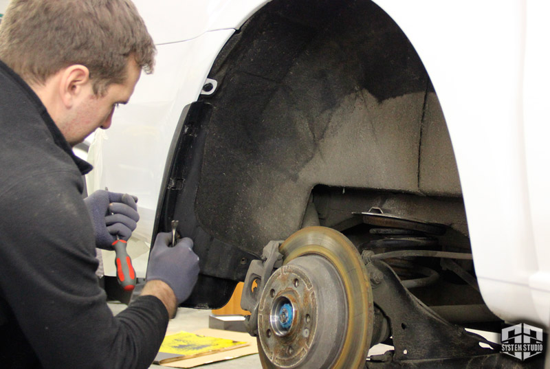 мерседес V класс шумоизоляция арок