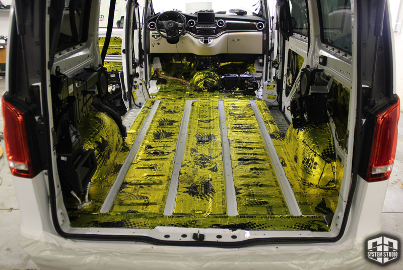 мерседес в класс шумоизоляция