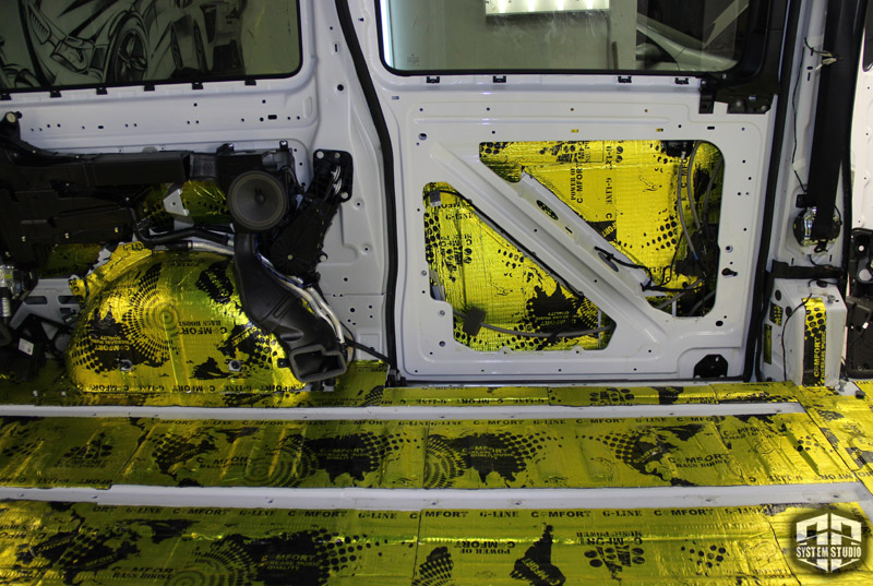 мерседес автобус шумоизоляция в москве