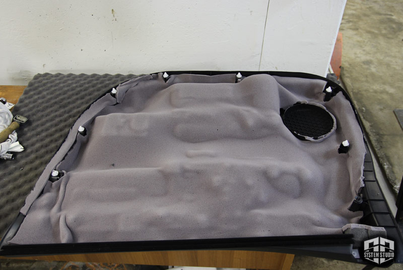 Mitsubishi Outlander GT Шумоизоляция двери