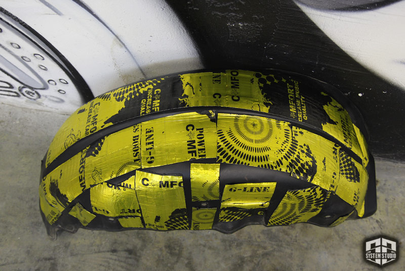 Mitsubishi Outlander GT Шумоизоляция подкрылков