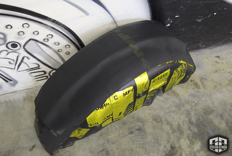 Mitsubishi Outlander GT Шумоизоляция подкрылок