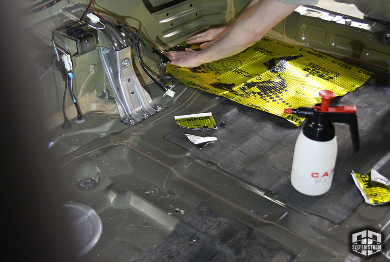 Mitsubishi Outlander GT Шумоизоляция салона